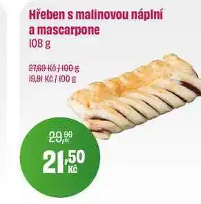 BonVeno Hřeben s malinovou náplní a mascarpone 108 g nabídka