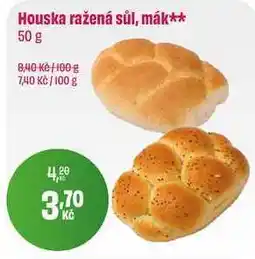 BonVeno Houska ražená sůl, mák 50 g nabídka
