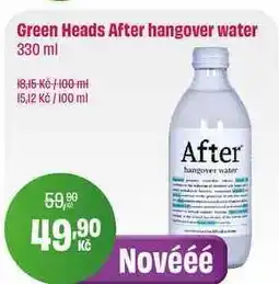BonVeno Green Heads After hangover water 330 ml nabídka