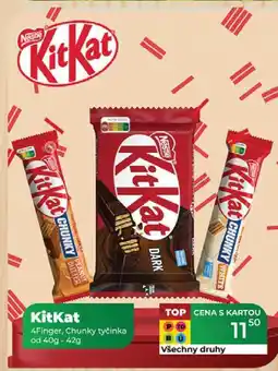 Tamda Foods KitKat 4Finger, Chunky tyčinka od 40g - 42g nabídka