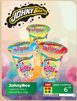 Tamda Foods JohnyBee cukrová vata s tetovačkou 20g nabídka