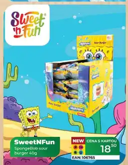 Tamda Foods SweetNFun SpongeBob sour burger 40g nabídka