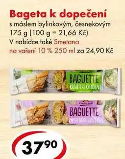 CBA Bageta k dopečení, 175 g nabídka