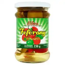 CBA Alibona Feferony silně pálivé sterilovaná zelenina 230g nabídka