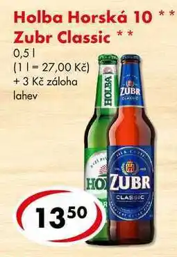 CBA Holba Horská 10, 0,5 l nabídka