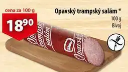 CBA Opavský trampský salám, 100 g nabídka