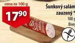 CBA Šunkový salám zauzený, 100 g nabídka