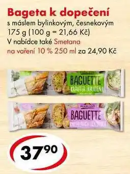 CBA Bageta k dopečení, 175 g nabídka