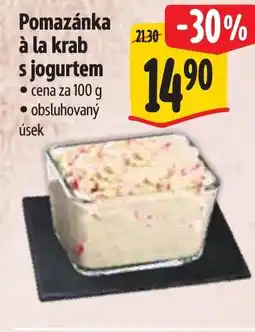 Albert Pomazánka à la krab s jogurtem nabídka