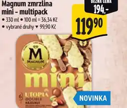 Albert Magnum zmrzlina mini-multipack nabídka
