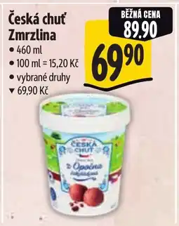 Albert Česká chuť Zmrzlina nabídka