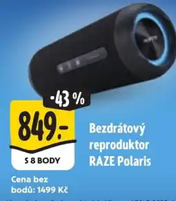 Albert Bezdrátový reproduktor RAZE Polaris nabídka