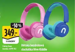 Albert Dětská bezdrátová sluchátka Hive Kiddie nabídka