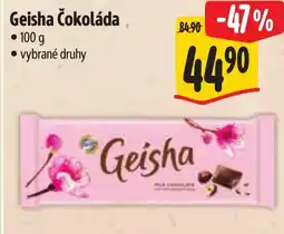 Albert Geisha Čokoláda nabídka
