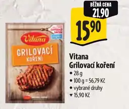 Albert Vitana Grilovací koření nabídka
