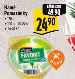 Albert Hamé Pomazánky nabídka