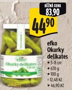 Albert Efko Okurky delikates nabídka