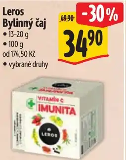 Albert Leros Bylinný čaj nabídka