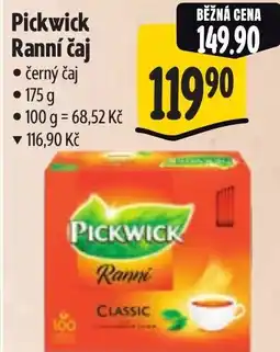 Albert Pickwick Ranní čaj nabídka
