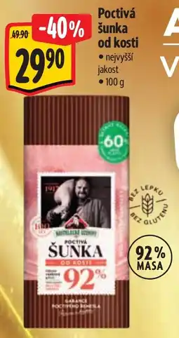 Albert Poctivá šunka od kosti nabídka