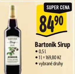 Albert Bartonik Sirup nabídka