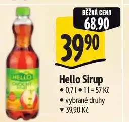 Albert Hello Sirup nabídka