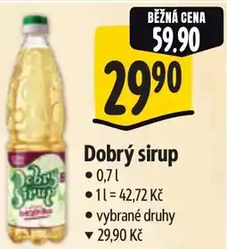 Albert Dobrý sirup nabídka