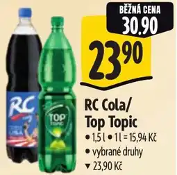 Albert RC Cola/ Top Topic nabídka