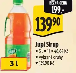 Albert Jupí Sirup nabídka