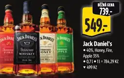 Albert Jack Daniel's nabídka