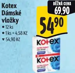Albert Kotex Dámské vložky nabídka