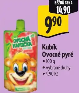 Albert Kubík Ovocné pyré nabídka