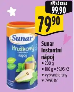 Albert Sunar Instantní nápoj nabídka