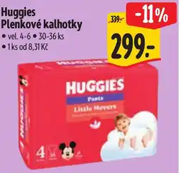 Albert Huggies Plenkové kalhotky nabídka
