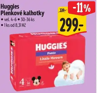 Albert Huggies Plenkové kalhotky nabídka