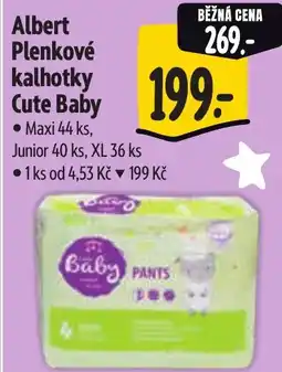 Albert Albert Plenkové kalhotky Cute Baby nabídka