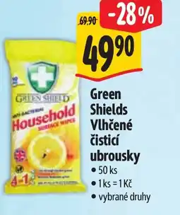 Albert Green Shields Vlhčené čisticí ubrousky nabídka