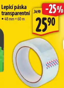 Albert Lepicí páska transparentní nabídka