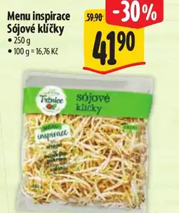 Albert Menu inspirace Sójové klíčky nabídka