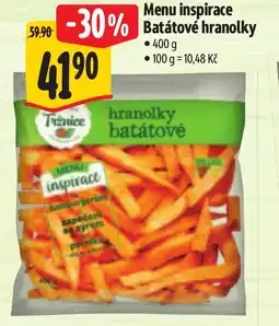 Albert Menu inspirace Batátové hranolky nabídka