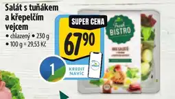 Albert Salát s tuňákem a křepelčím vejcem nabídka