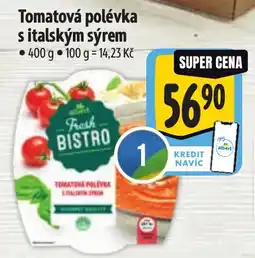 Albert Tomatová polévka s italským sýrem nabídka