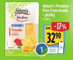 Albert Nature's Promise Free From Gouda - plátky nabídka