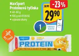 Albert MaxSport Proteinová tyčinka nabídka