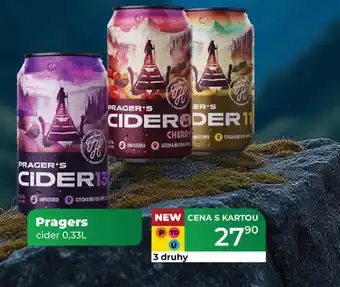 Tamda Foods Pragers cider nabídka