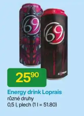 Hruška Energy drink Loprais nabídka