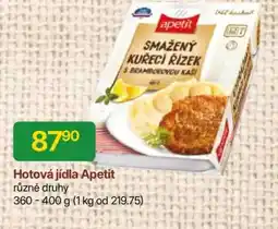 Hruška Hotová jídla Apetit nabídka