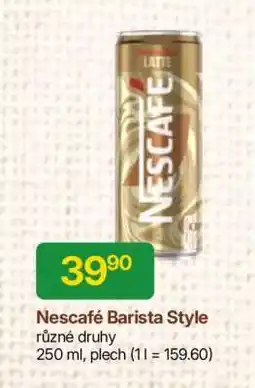 Hruška Nescafé Barista Style nabídka