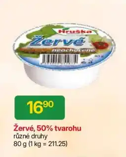Hruška Žervé 50% tvarohu nabídka