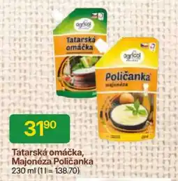 Hruška TATARSKÁ OMÁČKA, MAJONÉZA POLIČANKA nabídka